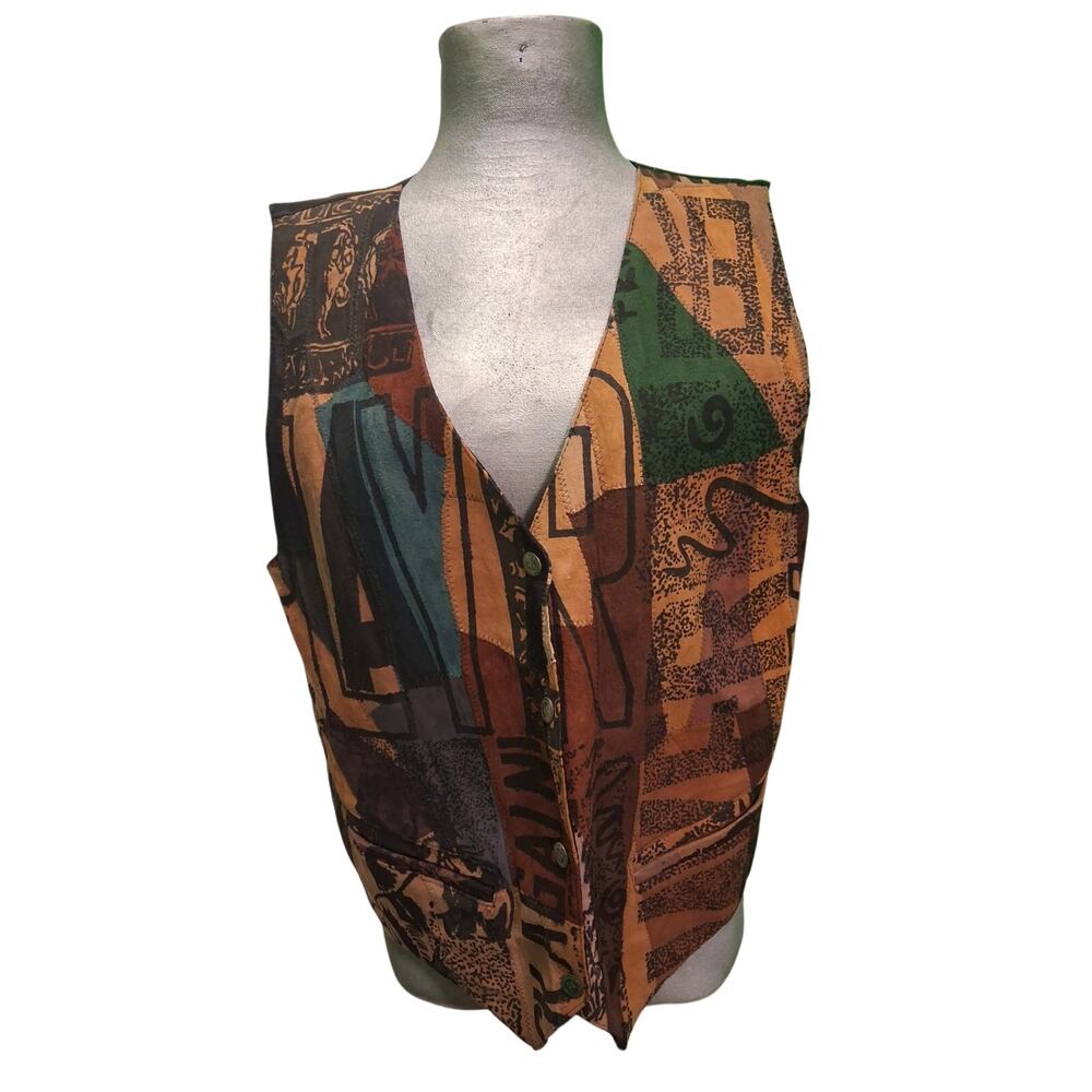 Two-One-Two leather vest.